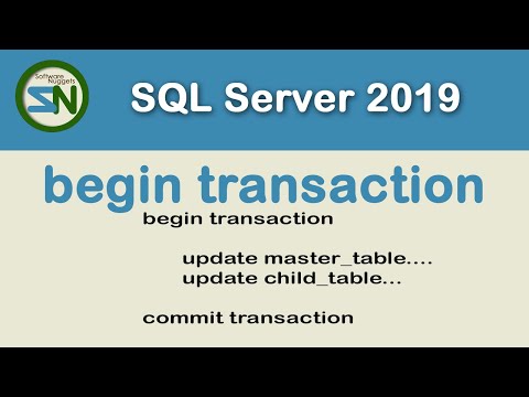 วีดีโอ: การใช้ธุรกรรม Commit ใน SQL Server คืออะไร?