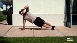 PUSH UP TO SIDE PLANK