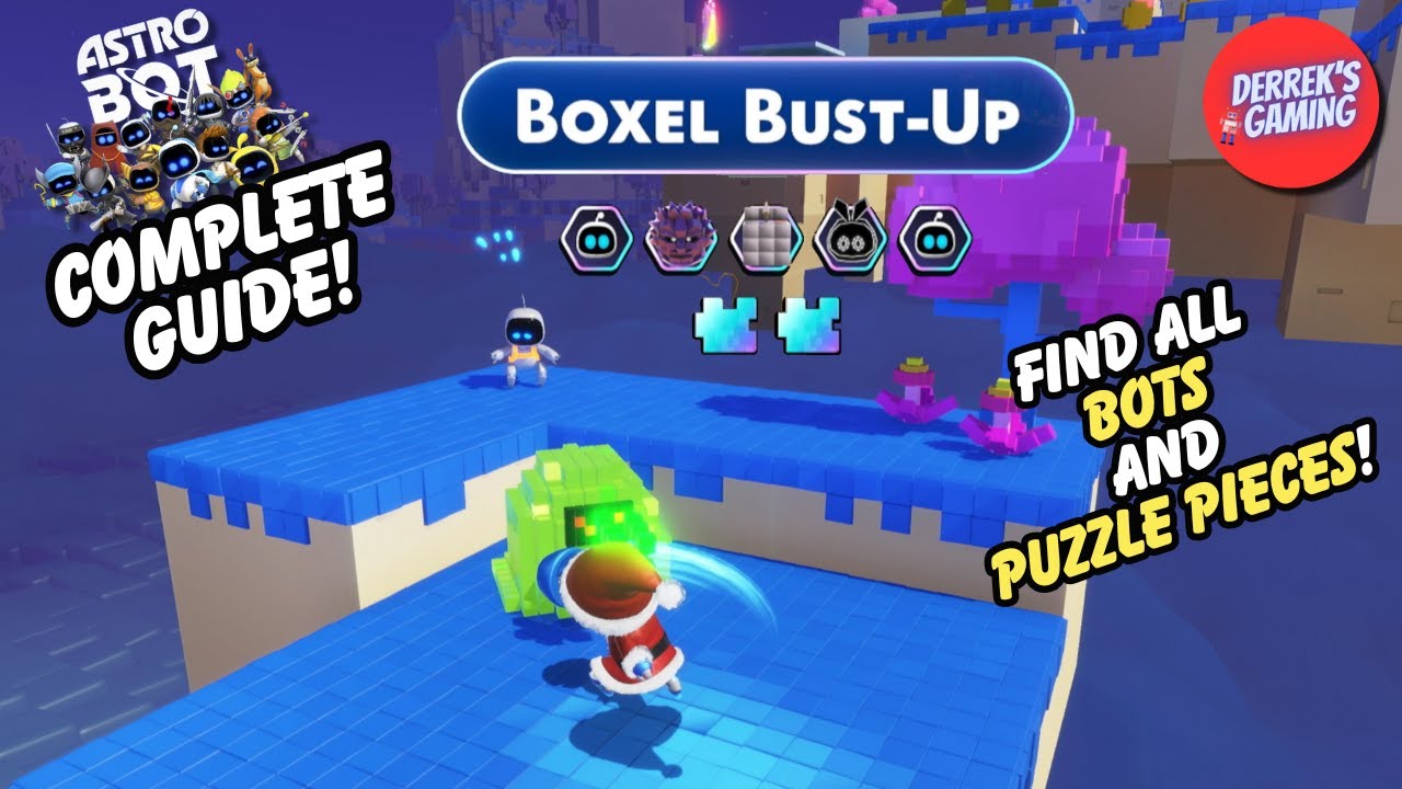 Astro Bot | Boxel Bust-Up Guide | All Bots and Puzzle Pieces