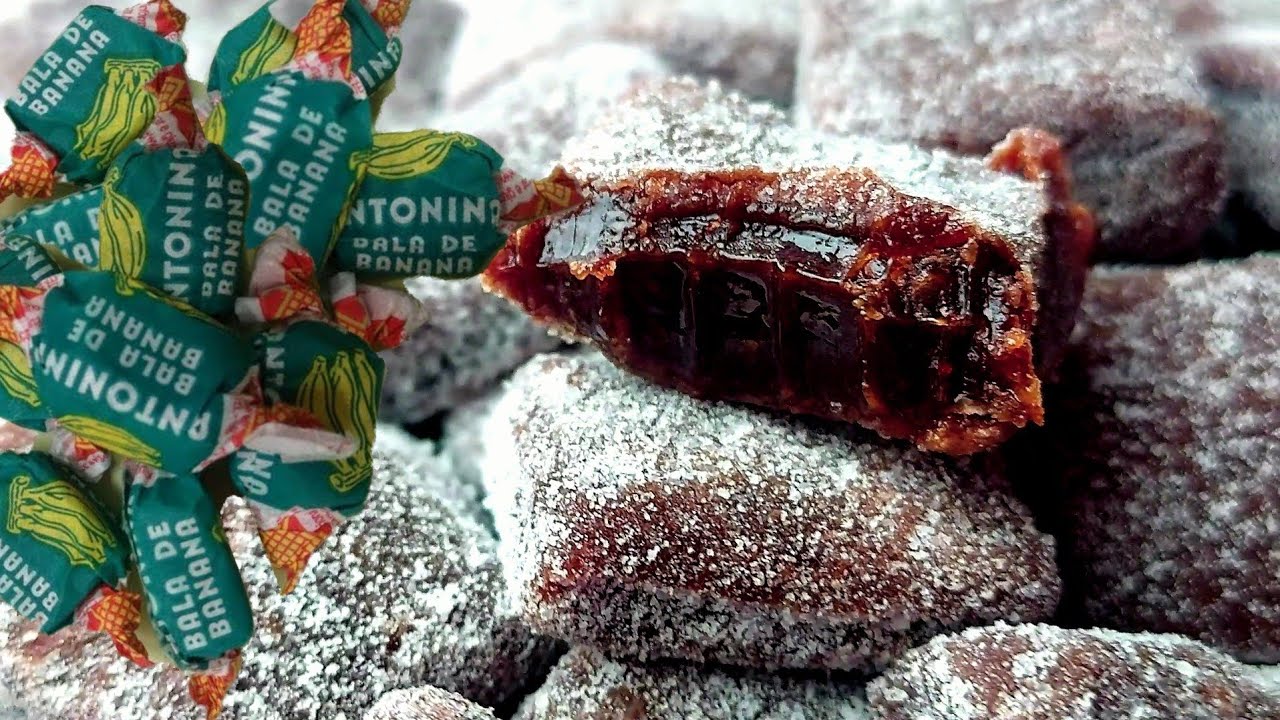 🍌TEM BANANA MUITO MADURA?🍌 Bala de Banana SEQUINHA |Faça e VENDA $| Bananinha| Doce da Banana Fácil