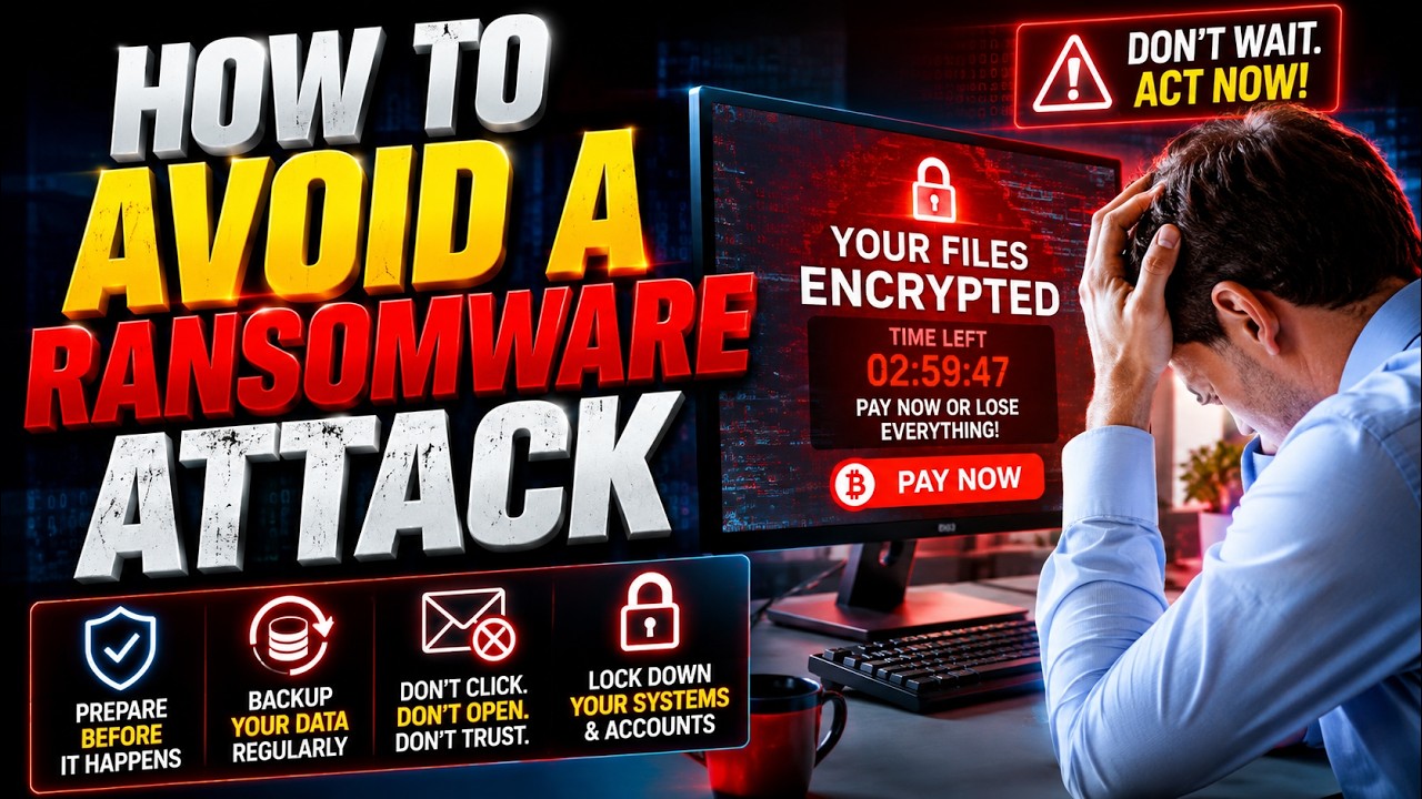 How To Avoid Ransomware Attacks - YouTube