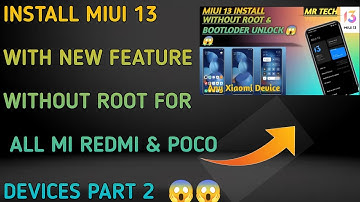 Install MIUI 13 - No PC, No TWRP & Locked Bootloader - 1000% Working Trick [ 2022 New Guide ]