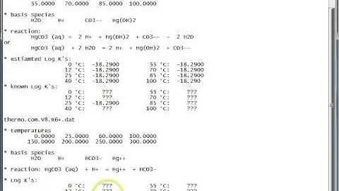 Video response: Ploting Eh-pH for Fe_Hg_H2O system
