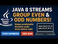 Group Even and Odd Numbers into a Map | Java 8 Streams | Java Coding Interview Question | L3