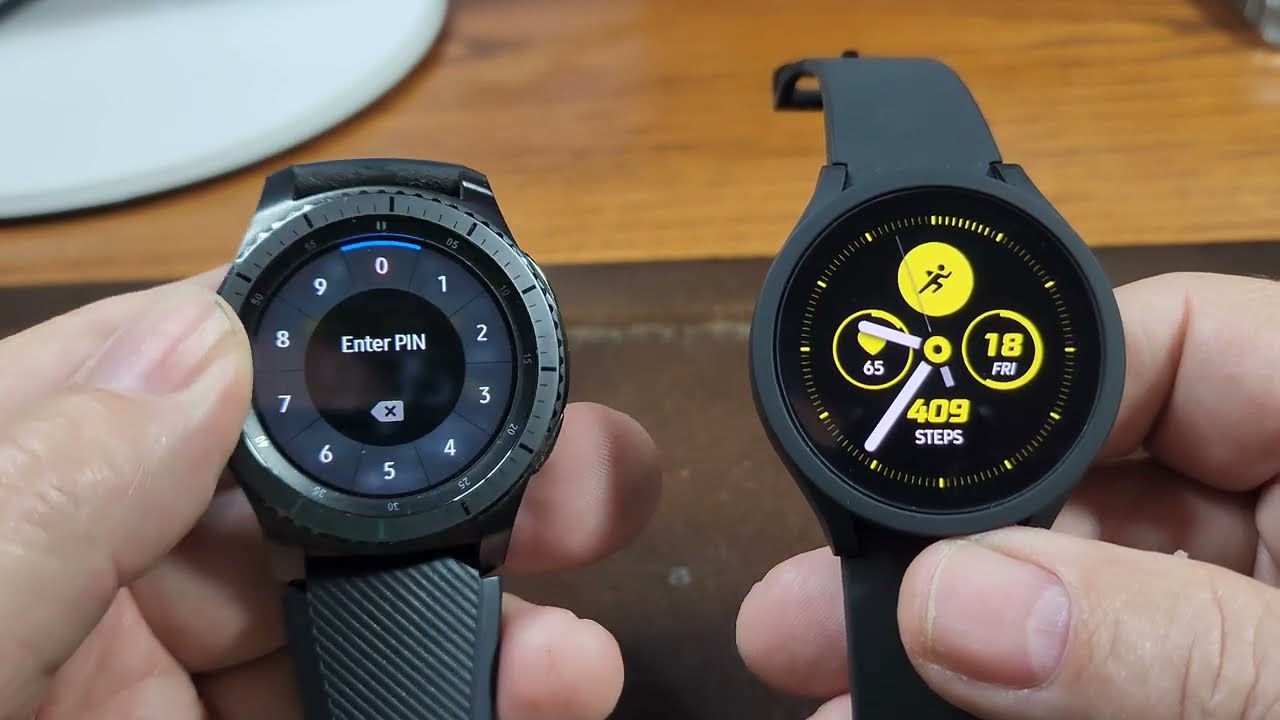 Samsung Watch 4 and Gear S3 Frontier - YouTube