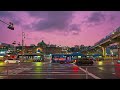 Perfect for walking with purple sunset and rain? | Seoul Travel 4K HDR