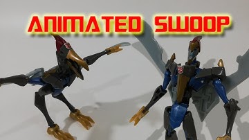 Transformers Animated Deluxe Class Dinobot SWOOP Video Review