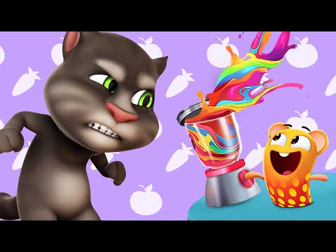 Talking Tom 🍓 Learning Food 🍓 Cartoon for kids Kedoo ToonsTV