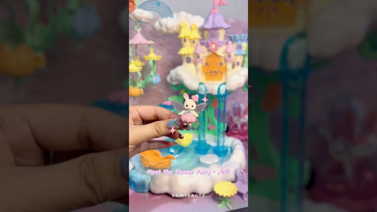 Unboxing my first Sylvanian Families set! Skytop Fairy Castle 