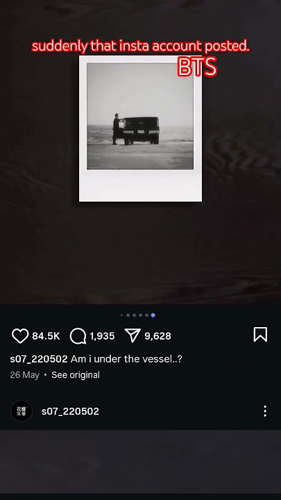 suddenly that insta account posted About BTS #taehyung #jin #namjoon #suga #jhope #jimin #jungkook