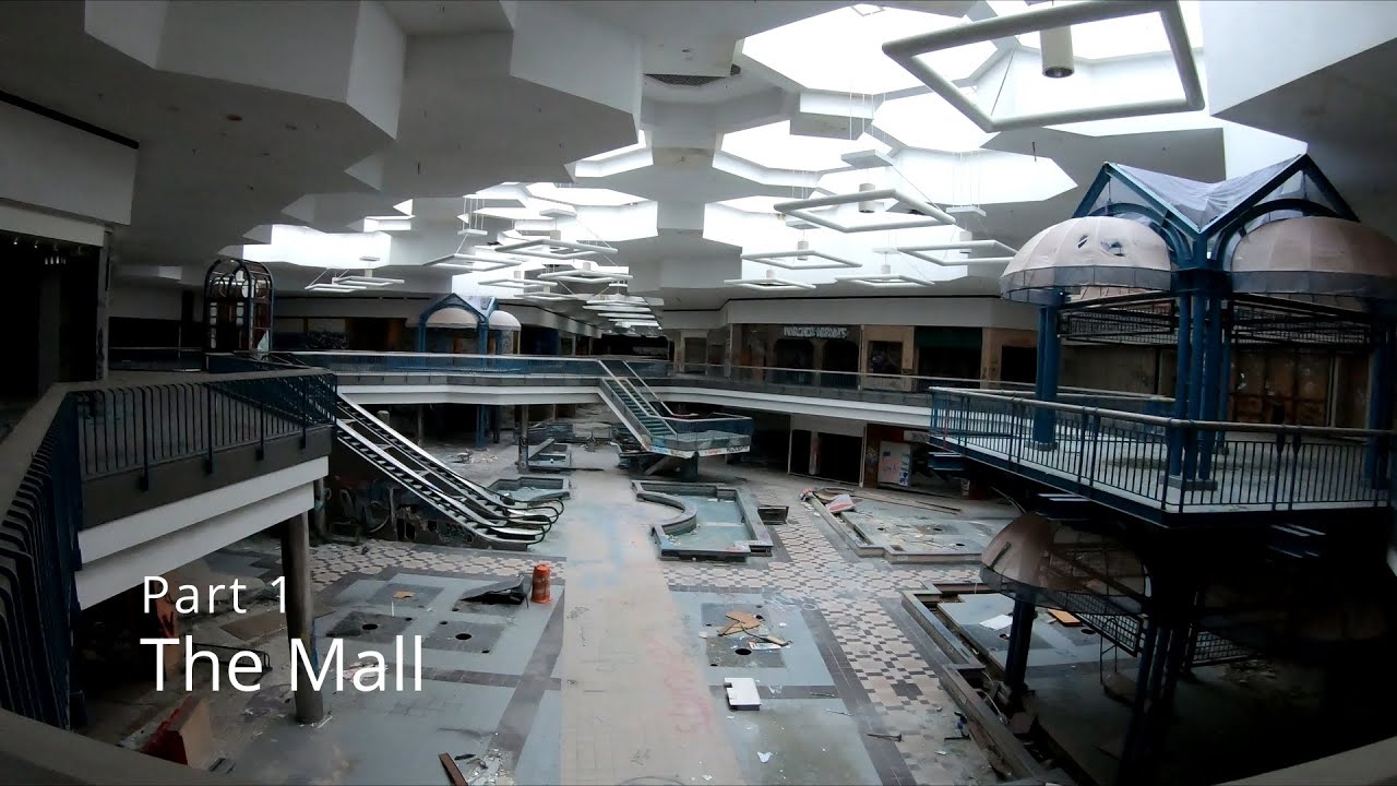 Exploring HUGE Abandoned Mall (Cops Called) Pt. 1 - YouTube