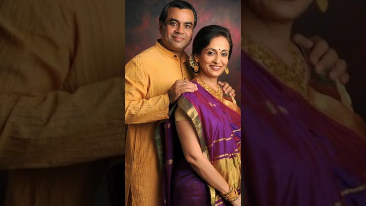 Paresh Rawal With Wife Swaroop Sampat 