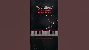 Thumbnail of Fugue Trailer: "Wordless" - Honkai: Star Rail | Piano Tutorial #honkaistarrail #崩壊スターレイル #忘归人 #ピアノ