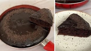 just 10 mins No bake chocolate truffle cake in pan   No kadai No oven No egg