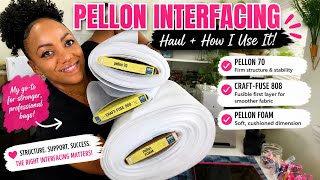 My Favorite Pellon Interfacing for Bag Making + How I Use Each One (Pellon 70, Craft Fuse 808,Foam)
