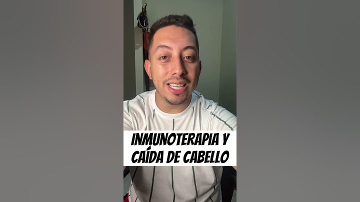 INMUNOTERAPIA CAUDA DE CABELLO #oncologia #quimioterapia #inmunoterapia #radioterapia #salud #quimio