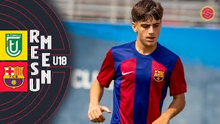 RESUMEN: UE Cornellá vs FC Barcelona Juvenil B U18 2023