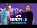 Marie Bouzkova vs. Ann Li | 2026 Strasbourg Quarterfinal | WTA Match Highlights