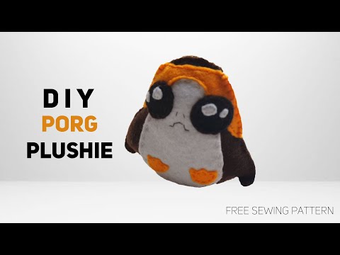 porg animated plush