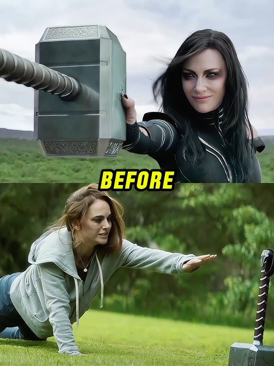Did You Notice Mjolnir Might Be Cursed?🥶#thor #mjolnir #hulk #captainamerica #avengers #mcu #shorts