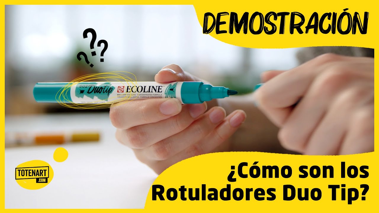 5 Técnicas para usar rotuladores acuarelables 🎁 + 1 EXTRA, Rotuladores  Ecoline, totenart.com