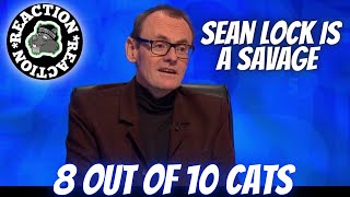 American Reacts to Sean Lock Is A SAVAGE | 8 Out of 10 Cats | Channel 4