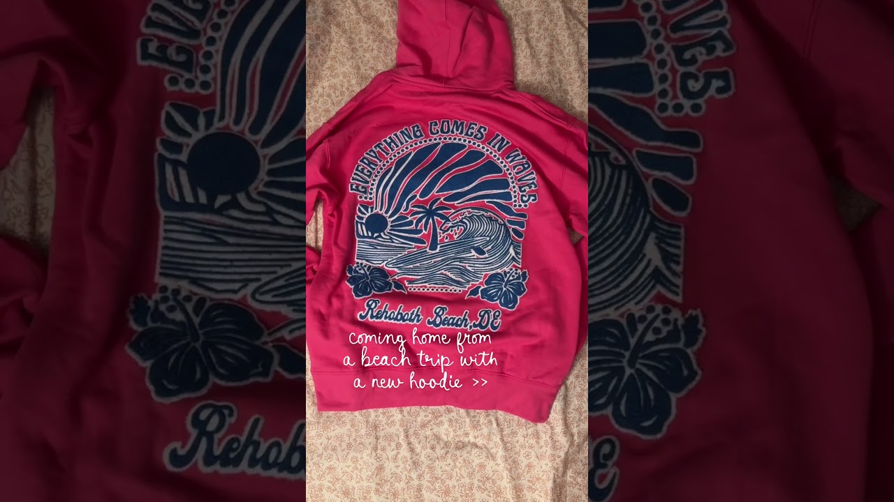 forever and always a beach hoodie lover 🌺