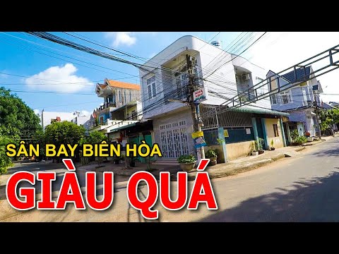 Choáng ngợp khu dân cư xung quanh sân bay Biên Hòa thay đổi chóng mặt - YouTube Biên Hòa City