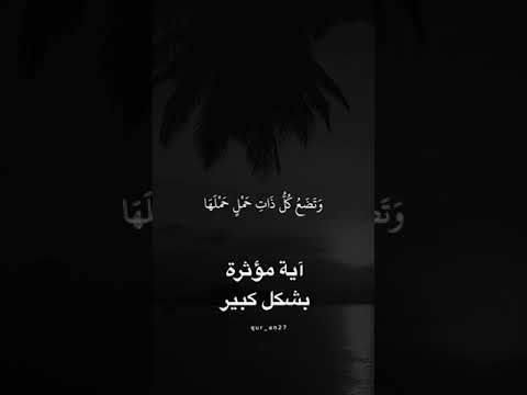 آية قرانية مؤثرة جدا