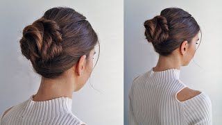 HOLIDAY BUN HAIR TUTORIAL FOR BEGINNER!