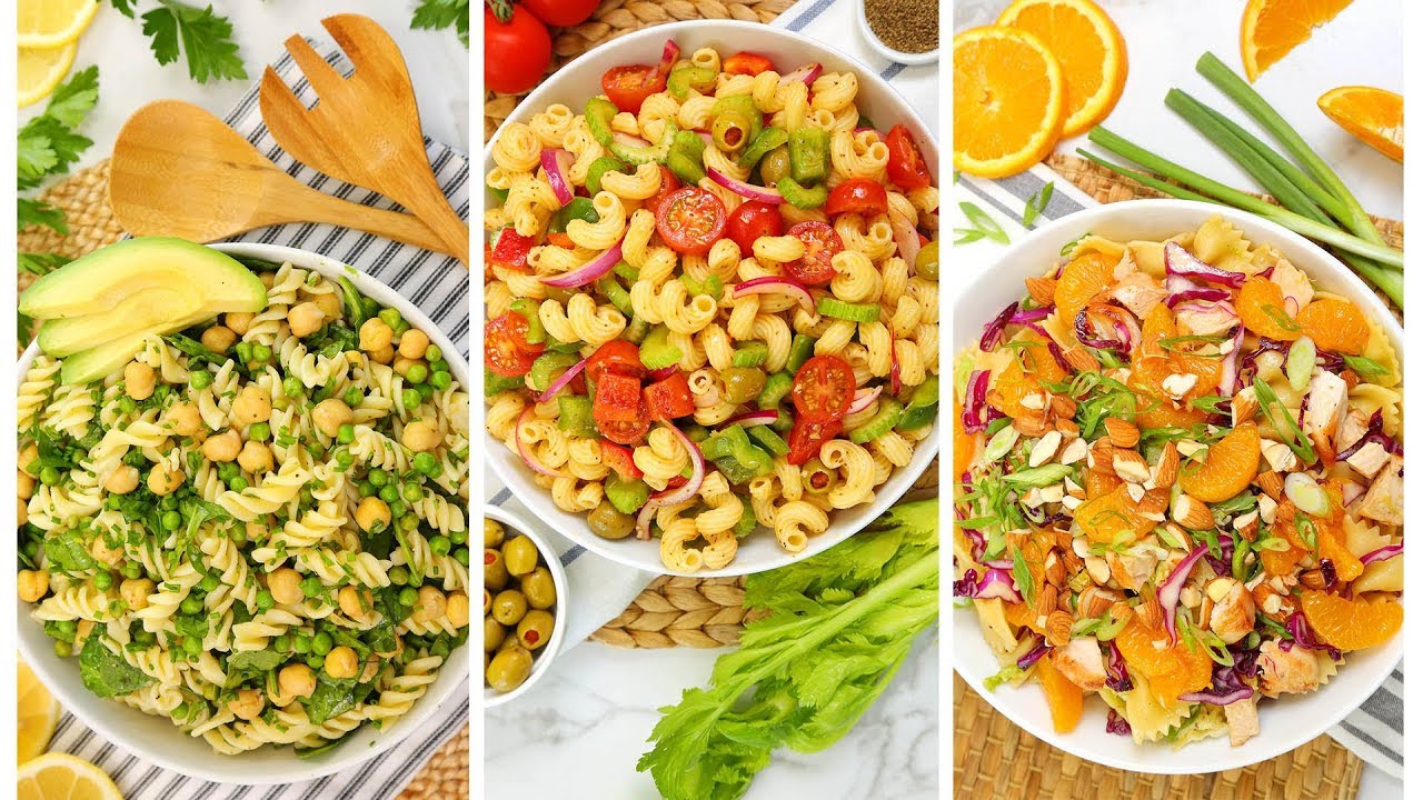 3 Pasta Salad Recipes | No Mayo + Easy Summer Entertaining | The Domestic Geek