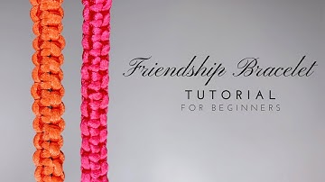 EASY friendship bracelet tutorial for BEGINNERS || Bungee Braid ||
