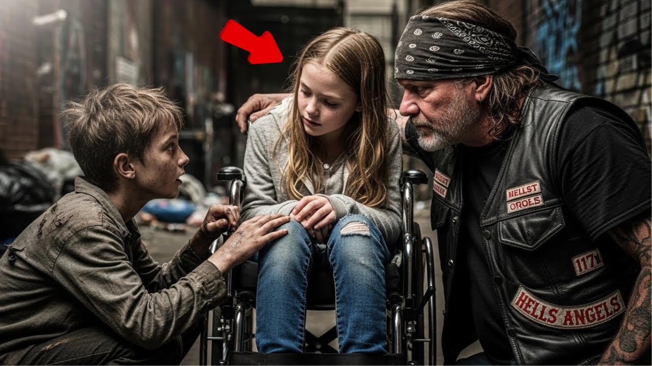 Biker's Daughter Never Walked in Her Life Until a Homeless Boy Pulled Out Something Unbelievable