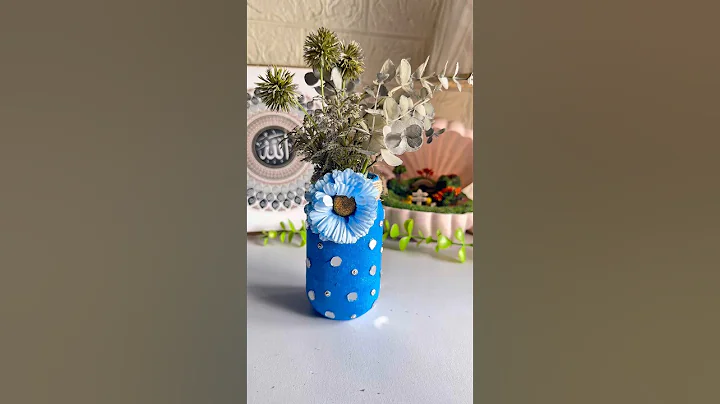 Painting on glass bottle #diy #diycrafts #acrylicpainting #art #bottleart