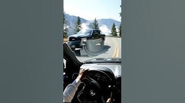 Near Disaster on a Mountain Road — Car Almost Falls Off a Cliff‼️😲 #shorts #carfails #dashcam