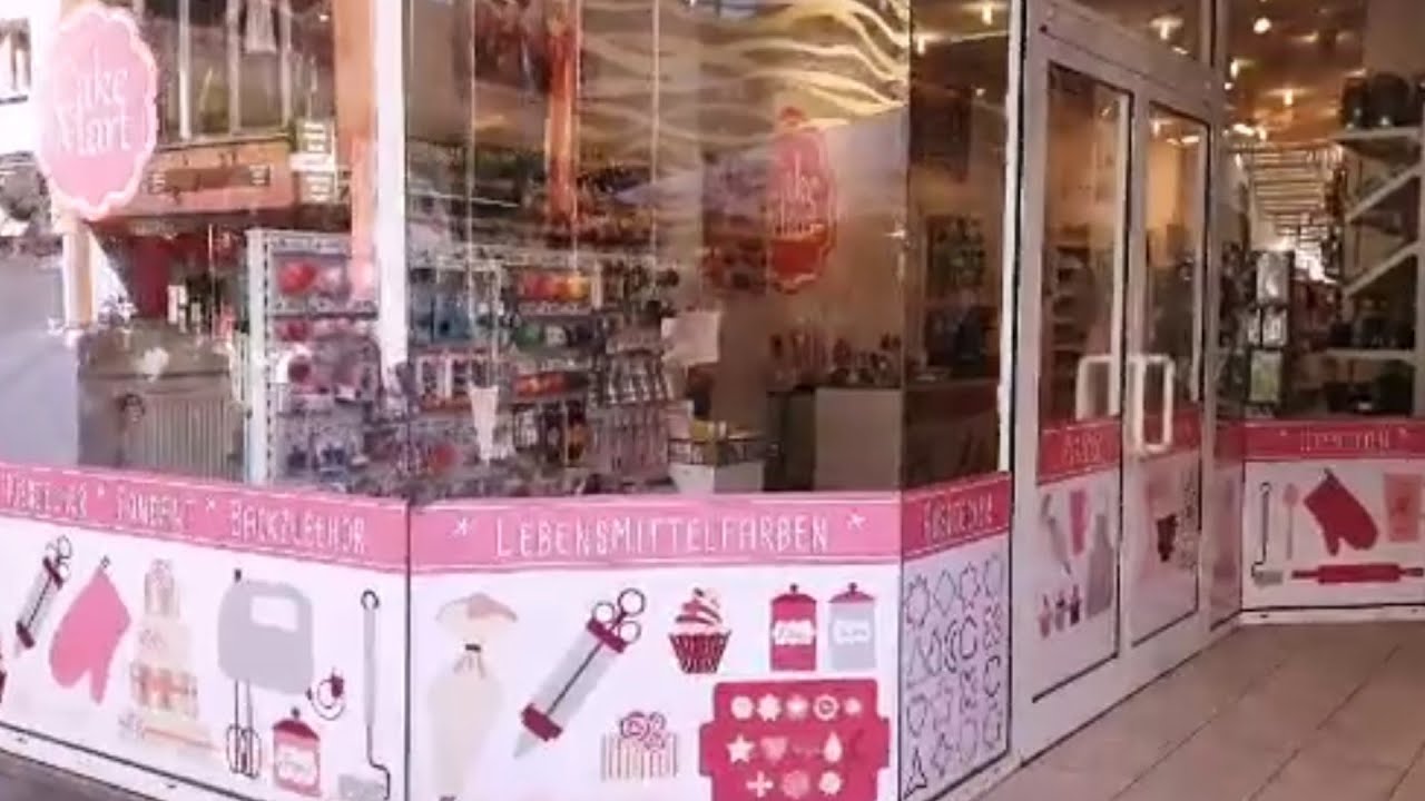 (جميع مستلزمات الحلويات و الكيك ديزاين) جولة في محل (Cake Mart)بألمانيا 👍Vlog  in Cake Mart