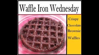 Brownie vs waffle iron: iron wednesday