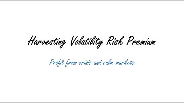 Harvesting Volatility Risk Premium Concept