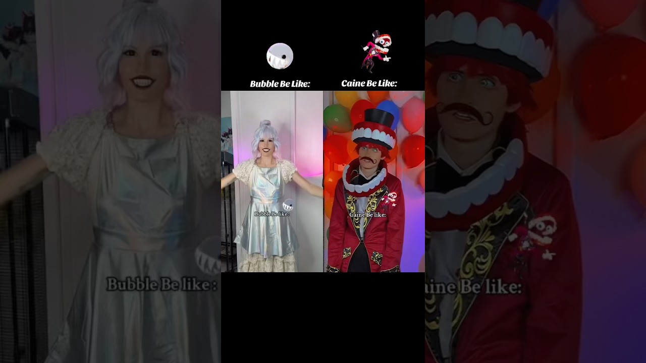 It's normal, it's just Bubble and Caine 🤷‍♀️ #digitalcircus #cosplay