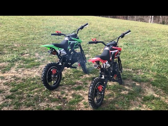 SYXMOTO Holeshot 50cc Kids Mini Dirt Bike Gas Powered 2-Stroke Off Road