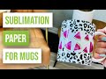 ☕️ Sublimation Paper For Mugs