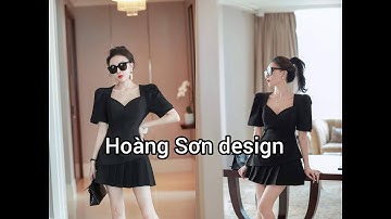 Dạy cắt may:hướng dẫn cách cắt áo cổ tim vuông bổ mảnh dây nơ lưng (Mẫu 25 T7)|Hoàng Sơn design