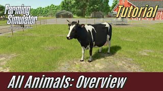 All Animals Overview: Farming Simulator Signature Edition
