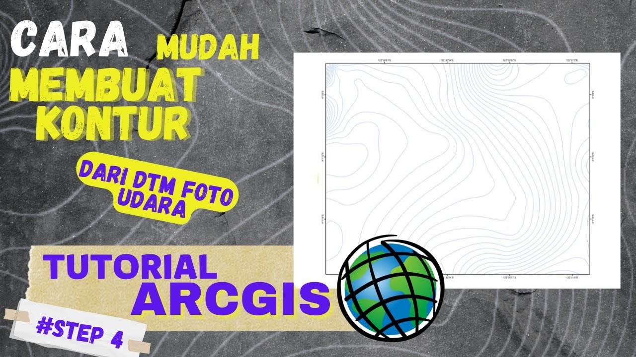 CARA MEMBUAT KONTUR DARI DTM FOTO UDARA | OLAH FOTO DRONE - YouTube