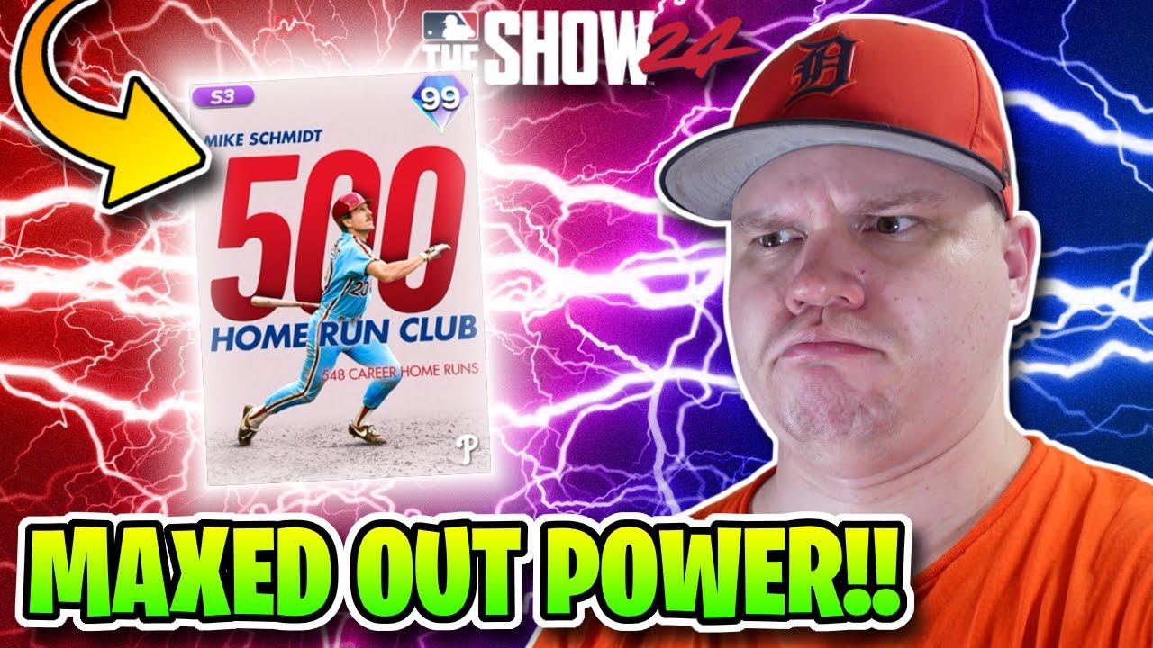 I MAXED OUT 99 MIKE SCHMIDT'S POWER ON BOTH SIDES!
