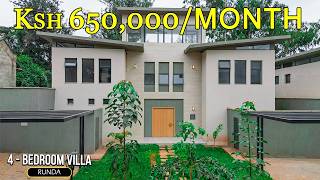 Luxury 4 Bedroom Villa for Rent in Runda Nairobi | KSh 650,000/Month