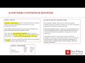 ACCA AAA Confidence Booster - Audit Risk and Procedures Question