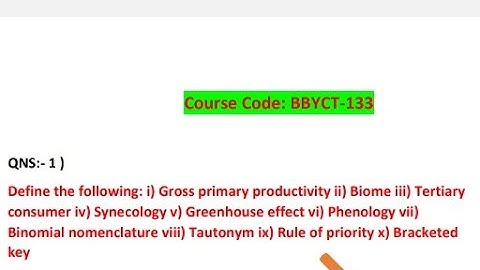 BBYCT-133 SOLVED ASSIGNMENT 2022-23 || #bbyct133 #bbyct