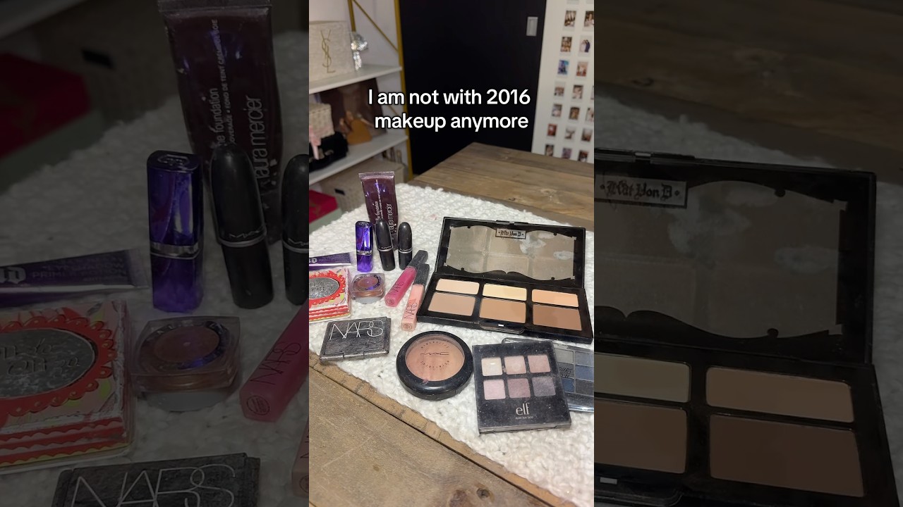 2016 vs. 2026 makeup✨