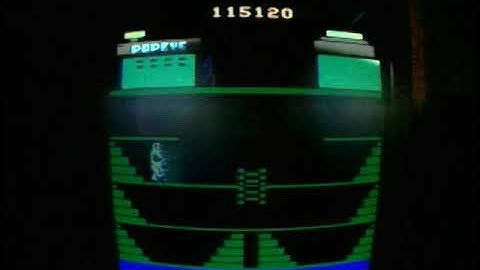 Atari VCS/2600 Popeye (Parker Brothers) - scoring glitch